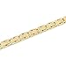 Men's Two-Tone Stainless Steel Accented 13mm Rivet Link Bracelet Foldover Clasp, 8-1/2”