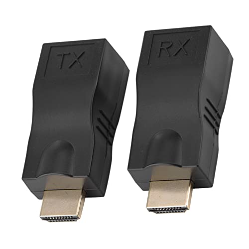 Yosoo to Ethernet Adapter, Converter 2X 30m to RJ45 Network Cable Extender with Extender Adapter Over CAT?5e CAT6 Over Ethernet for HDTV Set Top Boxes DVD