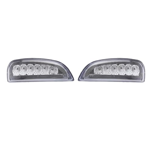 Bekuyu Luces De Posición LED DRL Luces De Giro Luces Diurnas Luces Antiniebla para Porsche para Cayenne I 957 9PA 2006 2007 2008 2009 2010(Clear Shell)