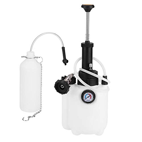 GOTOTOP 3L Bremsenentlüfter Bremsenentlüftungsgerät mit Universaladapter für Bremskupplung, 20 * 18 * 40cm