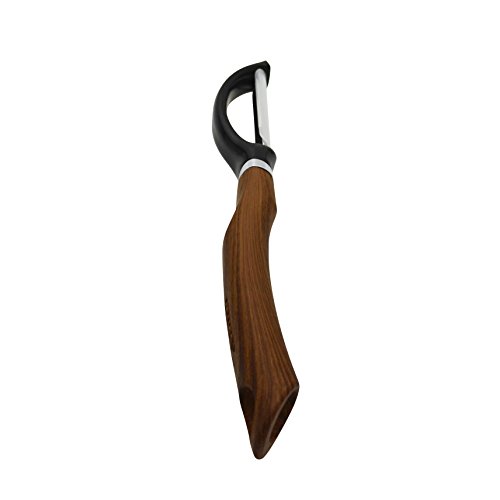 Imusa IMU-73039 Usa Vegetable And Fruit Peeler With Woodlook Handle cover