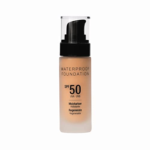 Fond de teint imperméable rides et taches solaires SPF50 vitamine E F