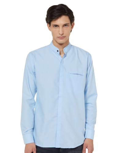 Bellstone Men's Solid Cotton Shirt | Casual | Plain | Full Sleeve...
