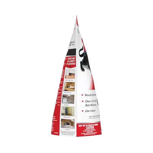 Image of Tomcat Mouse Killer Refillable Bait Station for Indoor Use - Child Resistant, 1 Station with 8 Baits (Bag)