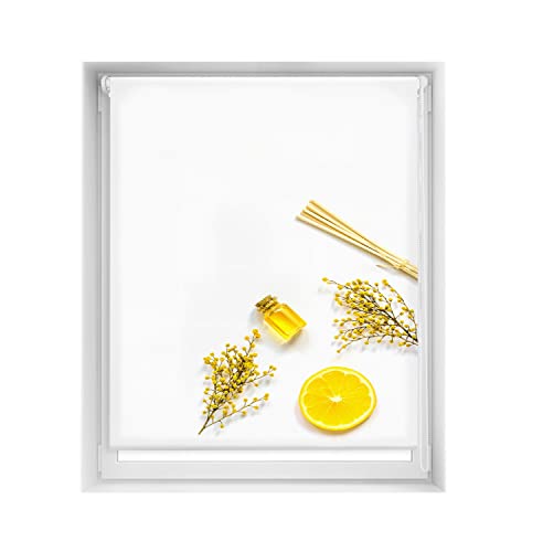 Tenda a rullo con stampa Easyfix Relax Citron 130 x 150 cm