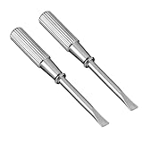2PCS Bracelet Screwdriver Stainless Steel, Screwdriver for Love Bracelets, Mini Screw Driver Jewelry Repair Tools, Bracelet Repair Screwdrivers with Non-slip Handle, Silver