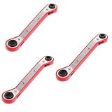 Clé - avec sa clé à cliquet de réfrigération et sa poignée en caoutchouc courbée, cette clé de réfrigération est facile à utiliser et offre un confort maximal pendant l'utilisation, clé de service hvac