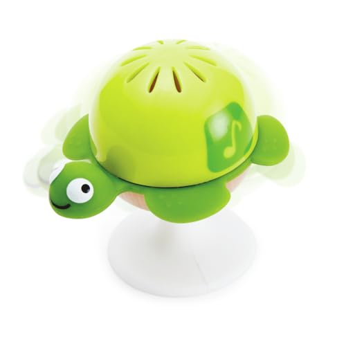 Hape Jouet en Bois Hochets Bébé Animaux Marins à Ventouse - 3 Jeux d'Éveil pour Bébé Fille et Garçon - Baleine, Pieuvre, Tortue Musicale - Jouets Sensoriels, Anneaux Dentition pour les Bébés – vue 5