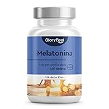 Melatonina 400 Tabletas (Suministro + 1 Año), Melatonina Pura, Complemento de Melatonina para dormir bien, el insomnio y reposar mejor, Melatonina Fuerte para dormir, Clínicamente Probado