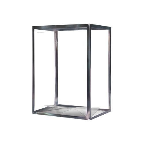 POP Concept Acryl Vitrine für Funko POP! Figuren, Silberner Rahmen, 10er Pack, Sammlerschutz POP Concept Acryl Vitrine für Funko POP! Figuren, Silberner Rahmen, 10er Pack, Sammlerschutz