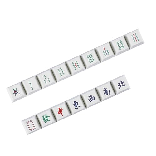 Teclas duraderas temáticas Mahjong para aficionados de teclados 7