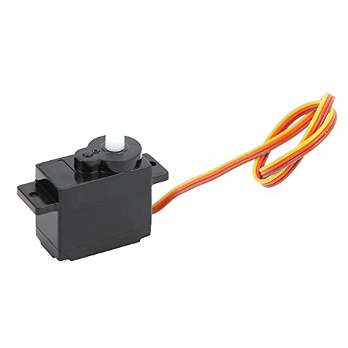 Plane Servo Replacement, RC Servo Obstacle Free Flight Simple Convenient for WLtoys XK X450, Black