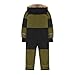 Ayolanni boys snow suit size 10-12 Snow Suit for Kids Fashion Boys One Piece Snowsuit Girls Ski Outfit Waterproof Snowboard Suit Teen Winter Clothes Army Green 6 Years