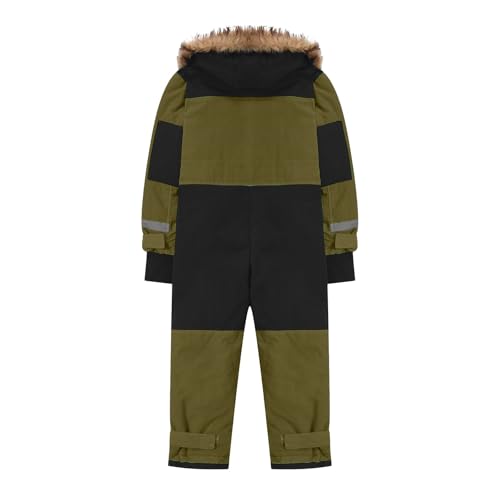 Snow Suit for Kids Fashion Boys One Piece Snowsuit Girls Ski Outfit Waterproof Snowboard Suit Teen Winter Clothes4