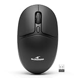 [Design Ultra-Compact] Cette souris sans fil est parfaitement adaptée aux déplacements. Son format compact permet une manipulation aisée et un transport sans encombre, tandis que son design élégant s'intègre harmonieusement à votre espace de travail. Cette souris sans fil est idéale pour les utilisateurs mobiles, offrant à la fois style et praticité.