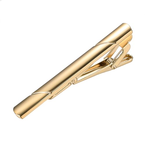 Image of Yoursfs Classic Slash Tie Clips for Men Regular Tie Bar Stainless Steel Tie Clip for Formal Occasions Wedding Anniversary Business
