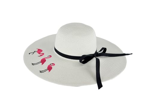 Sombrero de ala ancha ajustable para mujer miniatura 1
