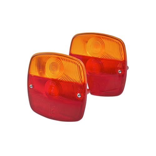 HELLA Rückleuchte - Glühlampe - 12V - Anbau/geschraubt - ECE/nicht SAE - Lichtscheibenfarbe: rot/gelb - Stecker: Schraubkontakt - links/rechts - Menge: 1 - 2SD 002 514-161