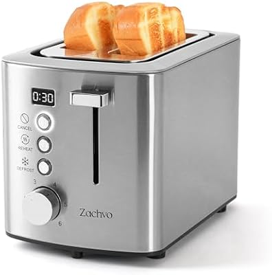 Smart Compact Stainless Steel Toaster