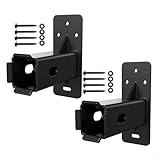 ComfyHarbor Wandhalterung aus Stahl für Fahrradträger und Ladungsträger, passend für 3,2 cm Anhängerkupplung, dreieckiges Design für Garage oder Werkstatt (2 Stück)