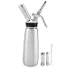 Produktbild 500ml / 1000ml Sahnespender Sahnebereiter Sahnesyphon Edelstahl Cream Whipper Dispenser für Schlagsahne Cremes und Soßen(500ml)