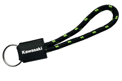 Kawasaki Portachiavi anello chiave, Nero , 13 cm