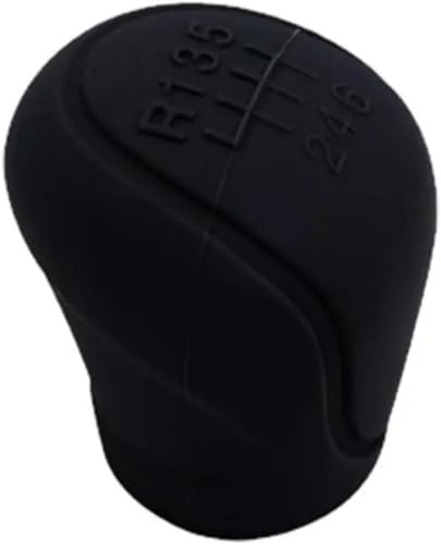 LINGLINGCOM Silicone Car Shift Knob for Suzuki Baleno 1.2 SHVS 2015–2022, 6-Speed Anti-Slip Tear-Resistant Automatic Vehicle Gear Manual Stick Shifter Knob Protector Accessories (Black)