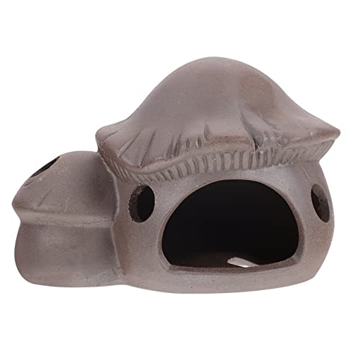 PENIKOKO 水族館用 ?避屋 紫砂装飾 魚の隠れ家 魚ク景観用オーナメント 魚