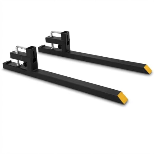 Heavy Duty Clamp On Pallet Forks Universal Loader Tractor Attachments for Farm Construction