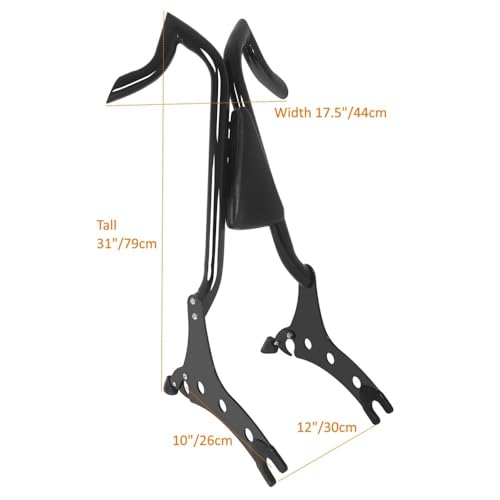 Dossier coffre passager moto custom pour Springfield Roadmaster 2014+ - 6