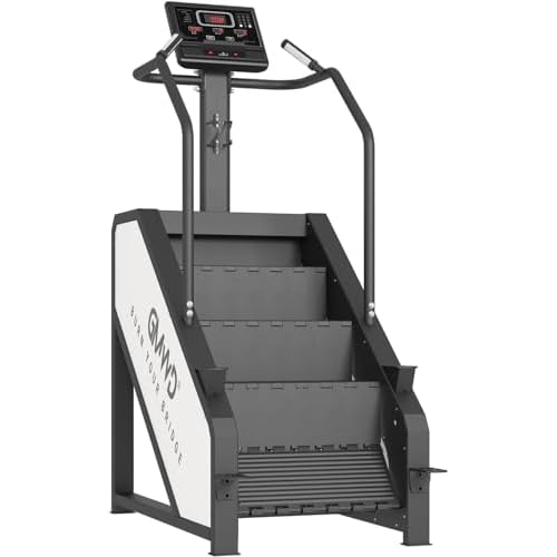 Stepper Machine, GMWD Stair Stepper with LED Screen, Commercial Grade Stair Climber Exercise Machine for Home with 15 Resistance Levels, 441LBS, 24-164 Steps/Minute, Bluetooth