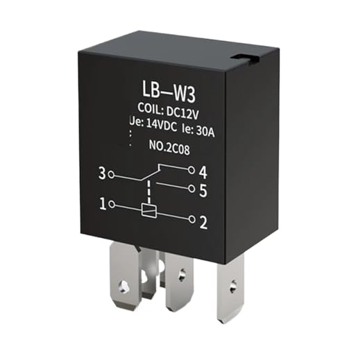 Relais violet Micro Automotive LBW3 commutateur 5Pin 24V 30A haute performance
