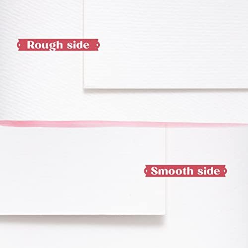 Tritart A6 Watercolour Paper, 300 g  55 Pages, White  DIN A6 Watercolour Pad