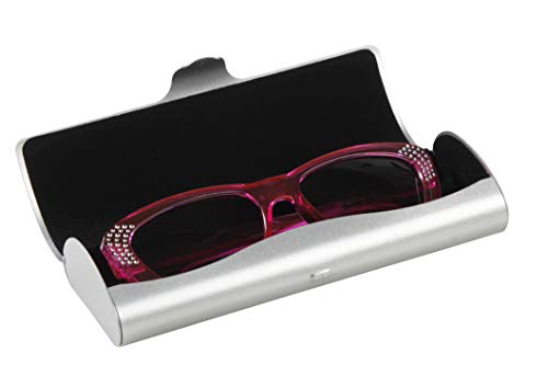 Aluminum Eyeglass Case Hard Shell For Small Frames In Silver #TOP5