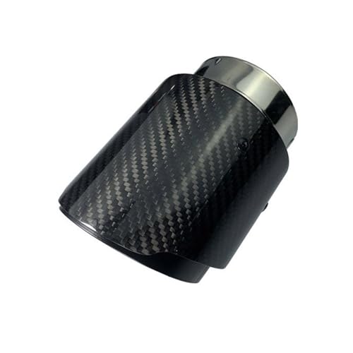 1�s�[�X Intel 86 Mm �ɓK������ X5 F15 E70 X6 F16 �r�C�`�b�v �}�t���[�p�C�v �}�b�g�J�[�{���t�@�C�o�[ �J�[�C�����b�g �u���b�N �}�t���[�J�b�^�[(Black inside Glossy)