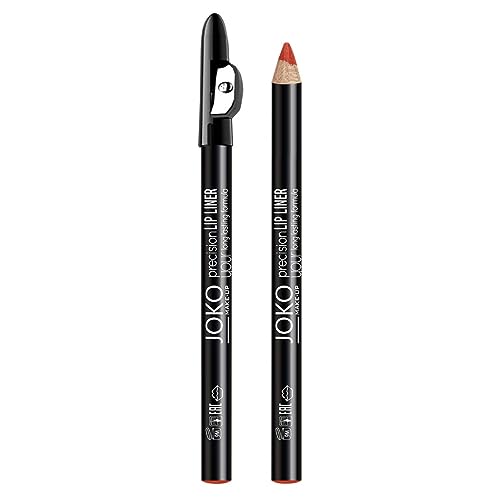 JOKO Matita per Labbro Precision Liner con Temperamatite 47, Rosso