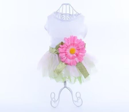 3Pcs Female Dog Clothes Doggy Tutu Yorkie Dresses for Girl Dogs Christmas Outfits Cute Dog Overalls XS