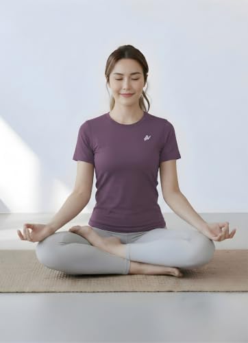 Image of Nexsus Apparels Gym T-Shirt for Women-Quick Dry Sports & Workout T-Shirt for Women, Activewear for Running, Casual & Gym Use, Available in Plus Size's