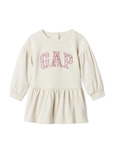 Image of Gap Baby Girls' Long Sleeve Logo Dress