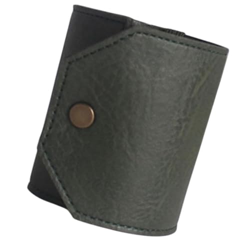 Cash Wrap Wallet with Clasp Pouch Lightweight Portable Compact Handbag Organizer Money Holder for Men Holiday Women Festive, Grey