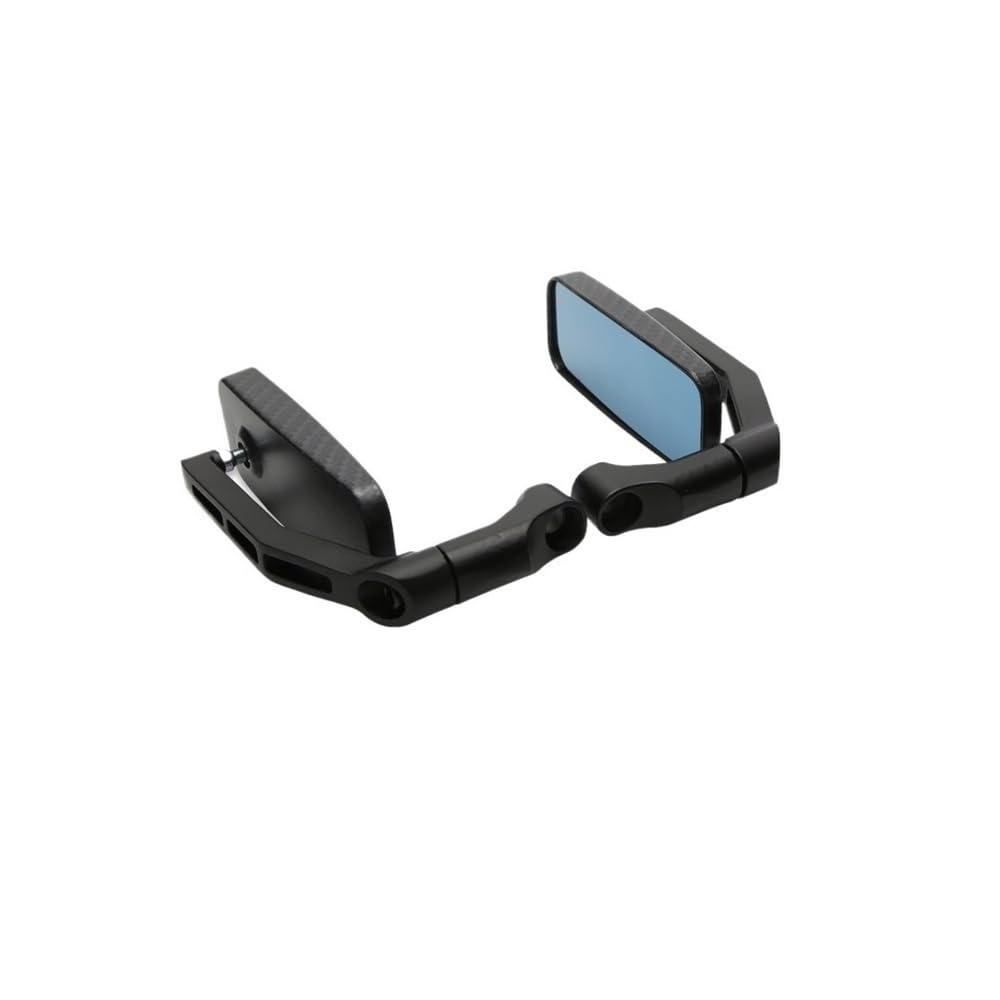 Espejo retrovisor para motocicleta antirreflejos ajustable para base final de manillar 4