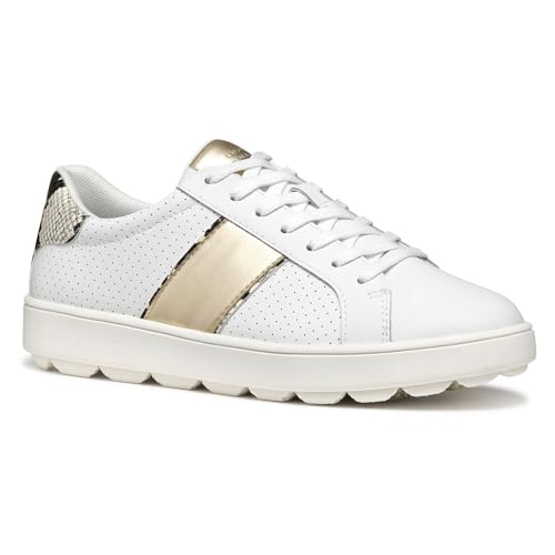 Zapatillas Deportivas Mujer Blancas Piel Marca Geox