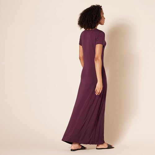 Image of Amazon Essentials womens Short-Sleeve Maxi Dress, Flowy