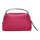  Gianni CHIARINI Borsa donna a tracolla Alifa in pelle lilla con manici e tracolla in tinta UNI