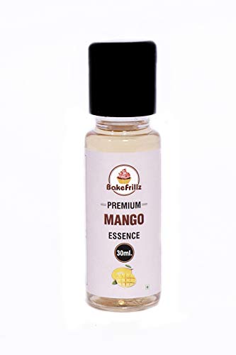 Image of Bakefrillz Food Flavour Essence for Cake Baking, Ice creams, puddings, cookies, essence for cake making, 30 ml (Mango)