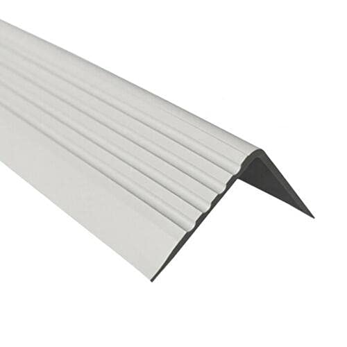 Proper Tools SELF-Adhesive Stair Anti Slip Nosing Rubber Angle Step Edge RGP - 1500mm - Gray