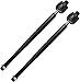 Detroit Axle - RWD Front 6pc Tie Rods Kit for Chrysler 300 Dodge Challenger Charger Magnum 4 Outer & Inner Tie Rods 2 Boots Replacement