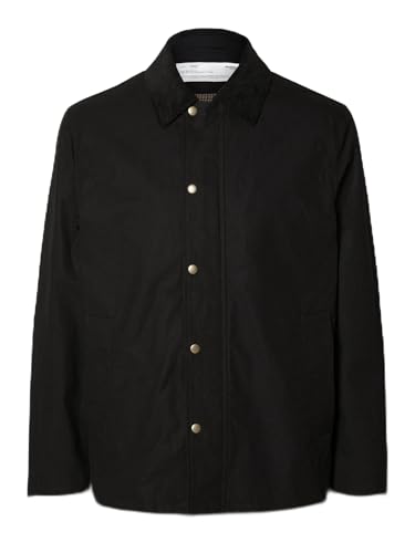 Veste coton ciré SELECTED HOMME pour rester au sec avec élégance
