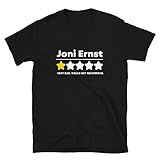 Democrat Gift Joni Ernst Iowa Funny Political Pro Biden T-Shirt Black