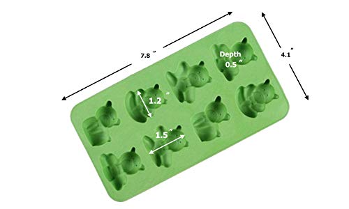 3 Pack Combo Silicone Ice Tray Molds Trays Duck, Penguin And Bear Chocolate Cute Candy Soap Mold #TOP6